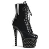 STARDUST-1020-7 Plateau Stiefeletten - Schwarz von Pleaser