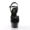 STARDUST-609 Plateau Sandaletten - Schwarz von Pleaser – Ansicht 2