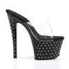 STARDUST-701 Plateau Pantoletten Schwarz von Pleaser – Ansicht 5