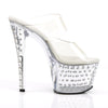 STARDUST-702 Plateau Pantoletten transparent von Pleaser – Ansicht 5