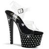 STARDUST-708 Plateau Sandaletten Schwarz von Pleaser