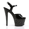 STARDUST-709 Plateau Sandaletten Lack Schwarz von Pleaser – Ansicht 5