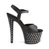 STARDUST-709 Plateau Sandaletten Matt Schwarz von Pleaser – Ansicht 5