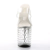 STARDUST-802 Plateau Pantoletten transparent von Pleaser – Ansicht 2