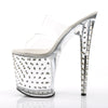 STARDUST-802 Plateau Pantoletten transparent von Pleaser – Ansicht 3