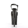 STARDUST-809 Plateau Sandaletten Schwarz von Pleaser – Ansicht 4