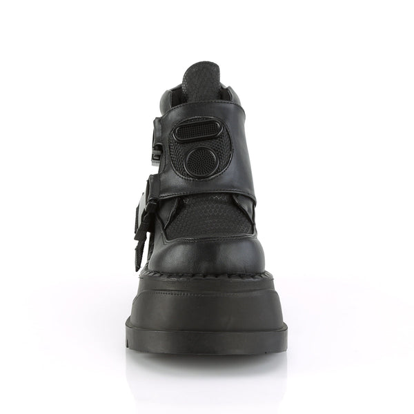 STOMP-15 Plateau Stiefeletten Schwarz von DemoniaCult – Ansicht 2