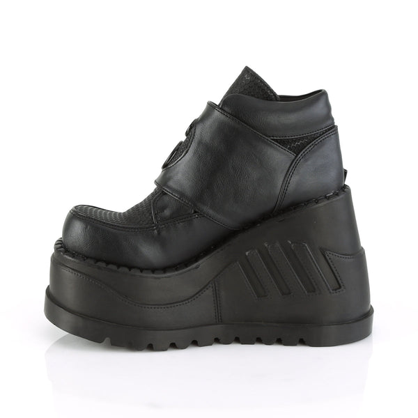 STOMP-15 Plateau Stiefeletten Schwarz von DemoniaCult – Ansicht 3