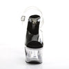 TIPJAR-708-5 Plateau Sandaletten Transparent/Schwarz von Pleaser – Ansicht 2
