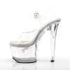 TIPJAR-708-5 Plateau Sandaletten transparent von Pleaser – Ansicht 3