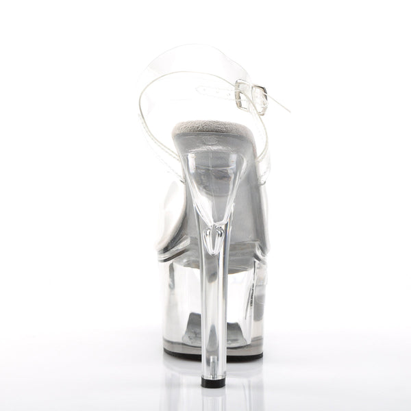 TIPJAR-708-5 Plateau Sandaletten transparent von Pleaser – Ansicht 4
