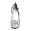 TWINKLE-18G Plateau Pumps Silber von Fabulicious – Ansicht 2