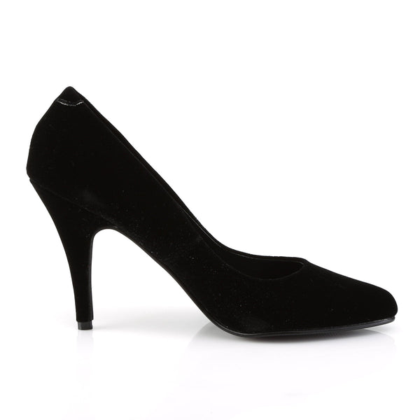 VANITY-420 Pumps Samt Schwarz von Pleaser – Ansicht 5