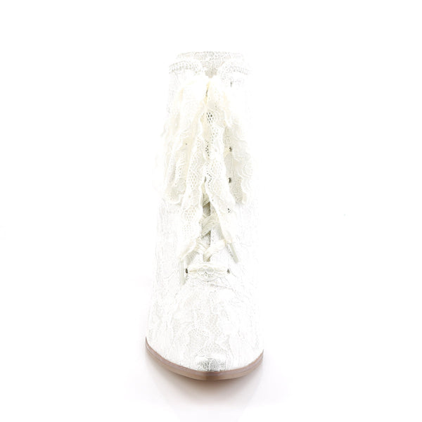 VICTORIAN-30 Stiefeletten Ivory von Fabulicious – Ansicht 2