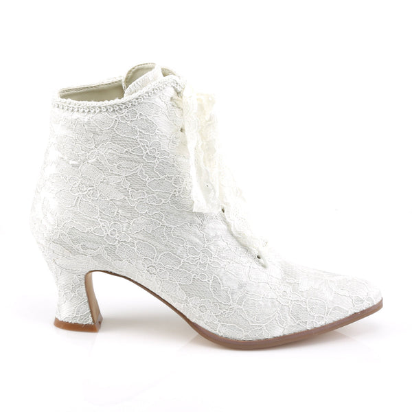 VICTORIAN-30 Stiefeletten Ivory von Fabulicious – Ansicht 5