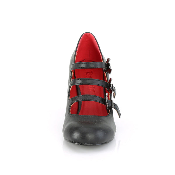 VIVIKA-38 Gothic Pumps - Schwarz Matt von DemoniaCult – Ansicht 2