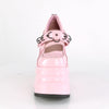 WAVE-48 Plateau Schuh rosa glänzend von DemoniaCult – Ansicht 2