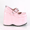 WAVE-48 Plateau Schuh rosa glänzend von DemoniaCult – Ansicht 5