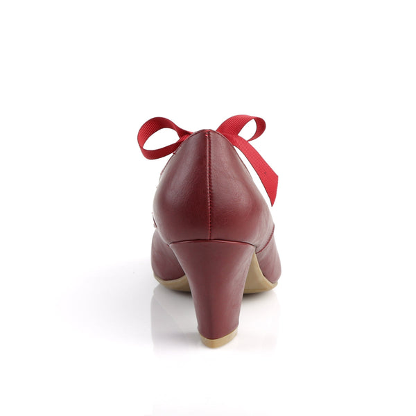 WIGGLE-32 Pumps Burgunder Rot | Pin Up Couture