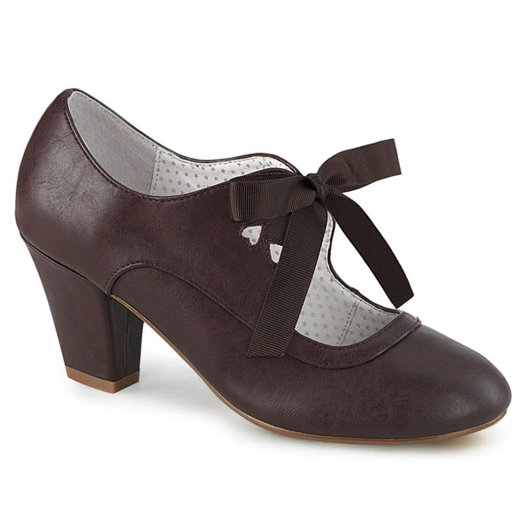 WIGGLE-32 Pumps Dunkelbraun | Pin Up Couture SALE