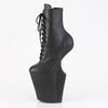 WORSHIP-1020 Plateau Stiefeletten - Schwarz Matt von Pleaser – Ansicht 3