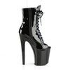 XTREME-1021 Plateau Stiefeletten Lack Schwarz von Pleaser – Ansicht 5