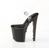 XTREME-808PYRS Plateau Sandaletten Schwarz mit bunten Nieten von Pleaser – Ansicht 3
