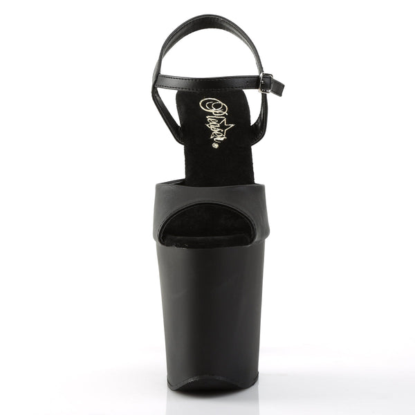 XTREME-809 Plateau Sandaletten Matt Schwarz von Pleaser – Ansicht 2