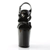 XTREME-872 Plateau Sandaletten in Schwarz von Pleaser – Ansicht 2