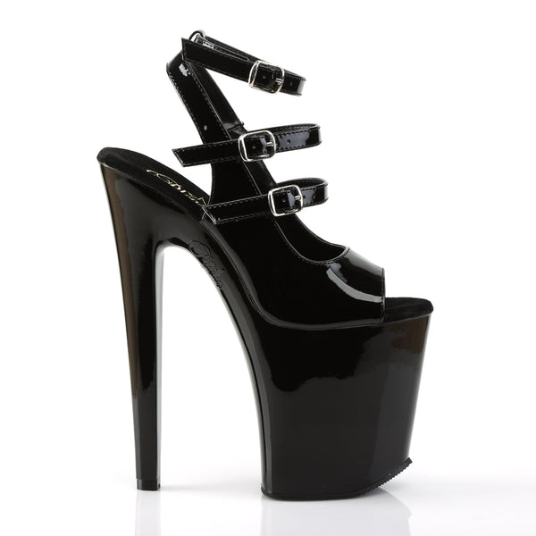 XTREME-873 Plateau Sandaletten Schwarz von Pleaser – Ansicht 5