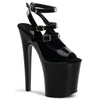 XTREME-873 Plateau Sandaletten Schwarz von Pleaser