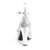 Pleaser Pumps QUEEN-01 silber von Pleaser Pink Label – Ansicht 3