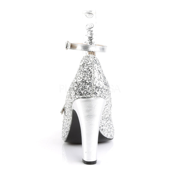 Pleaser Pumps QUEEN-01 silber von Pleaser Pink Label – Ansicht 3