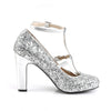 Pleaser Pumps QUEEN-01 silber von Pleaser Pink Label – Ansicht 2