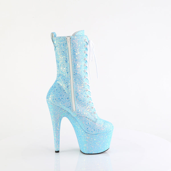 ADORE-1040IG Plateau Stiefeletten Blau von Pleaser – Ansicht 5