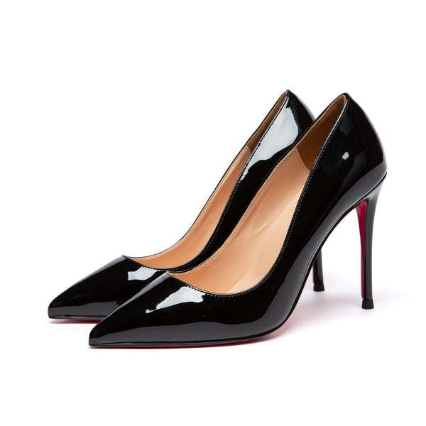 TAYA 100 Pumps in Schwarz Glänzend von Giaro – Ansicht 2