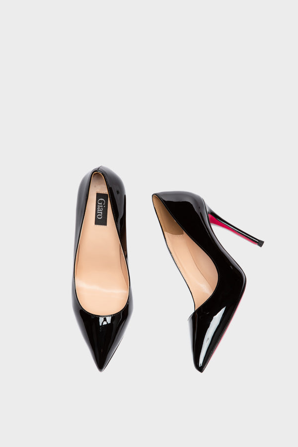 TAYA 100 Pumps in Schwarz Glänzend von Giaro – Ansicht 12
