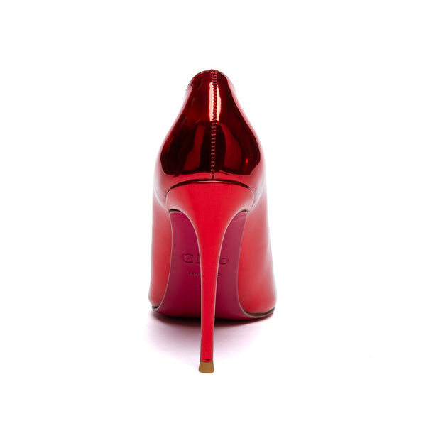 TAYA 100 Pumps in Rot Metallic von Giaro – Ansicht 3