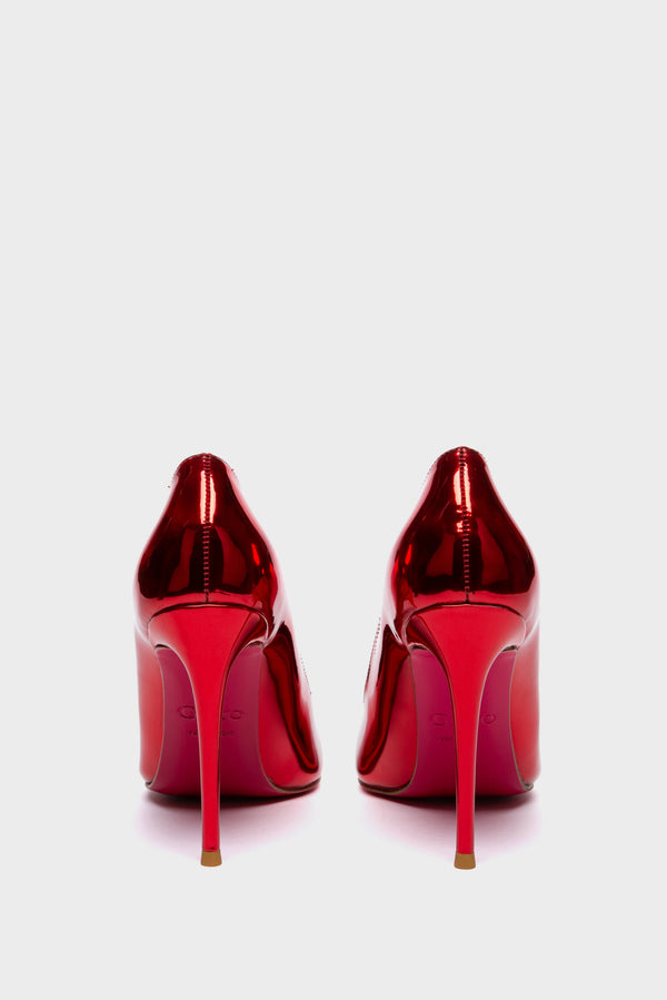 TAYA 100 Pumps in Rot Metallic von Giaro – Ansicht 8