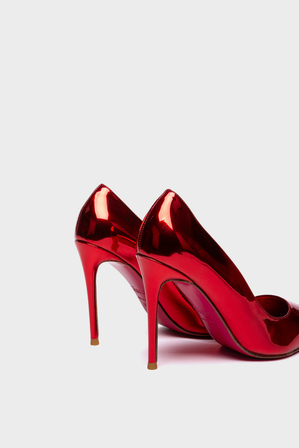 TAYA 100 Pumps in Rot Metallic von Giaro – Ansicht 9