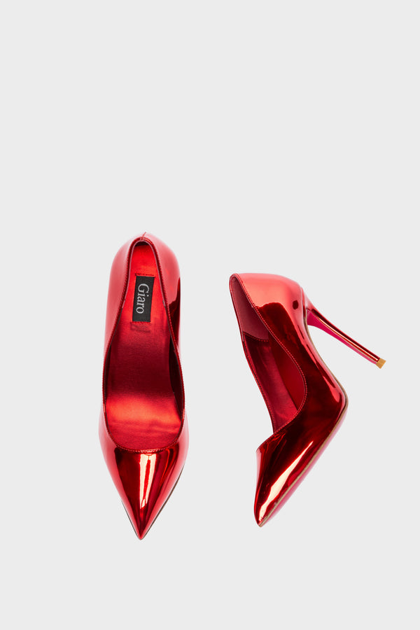 TAYA 100 Pumps in Rot Metallic von Giaro – Ansicht 12