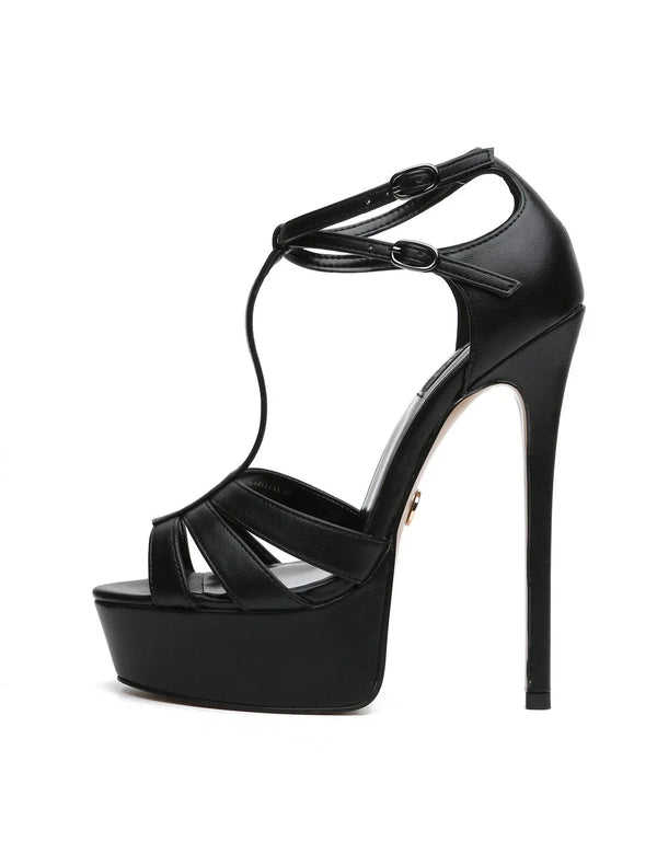 Giaro KARELESS Black Matte Sandalen SALE