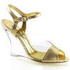 LOVELY-442 Sandaletten Gold von Fabulicious