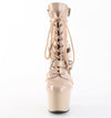 ADORE-1013MST Plateau Stiefelette Beige von Pleaser – Ansicht 2