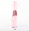 ADORE-1016 Plateau Peeptoe Stiefeletten Rosa Lack von Pleaser – Ansicht 4