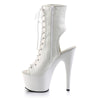 ADORE-1016 Plateau Stiefeletten Weiß von Pleaser – Ansicht 3