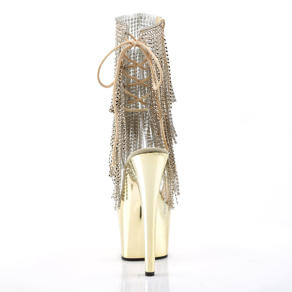 ADORE-1017RSF Plateau Stiefeletten Gold von Pleaser – Ansicht 4