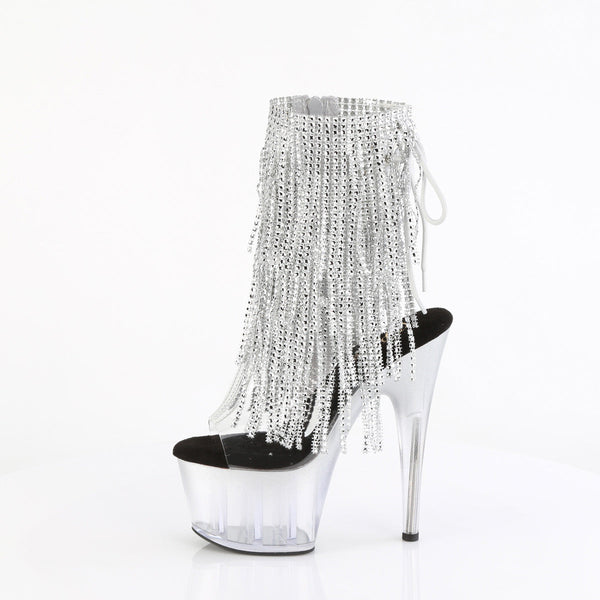 ADORE-1017RSFT Plateau Stiefeletten Transparent von Pleaser – Ansicht 3