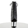 ADORE-1018 Plateau Stiefeletten - Schwarz Chrom von Pleaser – Ansicht 2