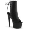 ADORE-1018 Plateau Stiefeletten Schwarz Matt von Pleaser